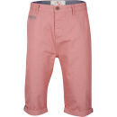 Brave Soul Men's Poland Chino Shorts - Coral
