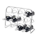 Hahn Pisa Wine Rack 12 Bottle - Chrome