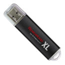 CnMemory 4GB Spaceloop XL Metal USB 2.0 Flash Drive - Black