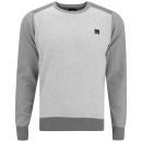 Bench Men's Imam Crew Neck Knit - Pale Grey Marl