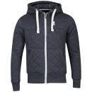 Crosshatch Men's Clatcher Hooded Sweatshirt Jacket - Navy Marl