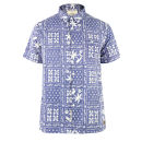 Native Youth Men's NYSH34 Palm Blue & Shirt - White