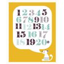 Mibo Cat Alphabet Print