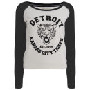 Brave Soul Women's Detroit Tigers Sweatshirt - Black