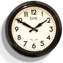 Newgate 50s Electric Clock - Black