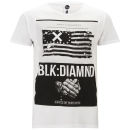 Nena & Pasadena Men's Black Diamond T-Shirt - White