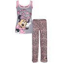 Minnie Mouse Women's Leopard Pyjama Set - Grey & Pink