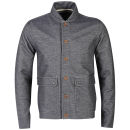 Farah 1920 Men's Hutchings Long Sleeve Cardigan - Navy