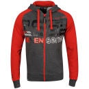 Seven Series Men's Kashy Zip Through Sweat - Charcoal/Red