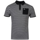 Atticus Men's Joey Polo Shirt - Black/Grey