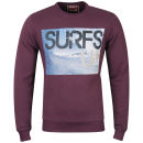 Osaka Men's Surfs Up Photo Print Crew Neck Sweatshirt - Brodex