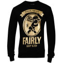 Beck & Hersey Men's Fairly Hip Kid Crew Neck Sweatshirt - Black/Gold