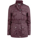 Le Breve Women's Sidney Lightweight Jacket - Burgundy
