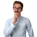 Moustache Themed Glasses