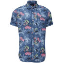 Animal Men's Shast Short Sleeve Shirt - Indigo