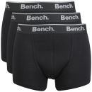 Bench Men's 3 Pack Fashion Trunk - Black