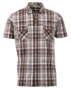Boxfresh Men's Calabash Checked Shirt - Slate Black