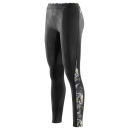 Skins Women's Bio A200 Long Tights - Black/Acid Print