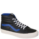 Vans Sk8-Hi Top Leather Trainers - Black / True Blue