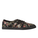 Vans Women's Authentic Lo Pro Floral Trainers - Black