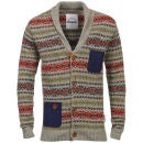 Humor Men's Suida Argyle Cardigan - Grey Multi