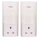 D-LINK Powerline 200M HomeplugAV Passthrough Starter Kit (DHP-P307AV/B)