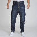 55Soul Men's Sabotage Arc Leg Jean - Dark Wash