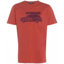 Animal Men's Loggs Graphic T-Shirt - Lava Red