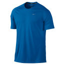 Nike Men's Miler Short Sleeve Running T-Shirt - Military Blue