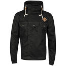 Urban Stone Men's Tri-Pocket Wind Cheater Jacket - Black
