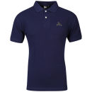 Money Men's Metal Badge Polo Shirt - Navy