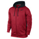 Nike Men's KO FZ Texture GFX Hoody - Gym Red