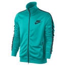 Nike Men's Tribute Track Jacket - Dusty Cactus Green/Black