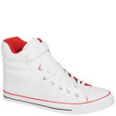 Crosshatch Men's Hookshot Hi-Top Trainers - White