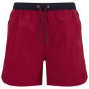 Brave Soul Men's Coast Swim Shorts - Red/Navy 