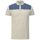 883 Police Men's Davido Polo-Shirt - Ecru/Navy