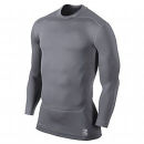 Nike Men's Core Compression Long Sleeve Mock Top 2.0 - Carbon Grey