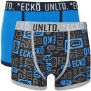 Ecko Men's Pattern 2-Pack Boxers - Blue/Black