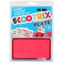 Scootrix Neon Pink Scooter Number Plate