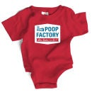 Poop Factory Snapsuit Baby Grow by Wry Baby