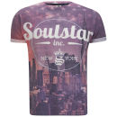 Soul Star Men's Chirigo T-Shirt - Burgundy