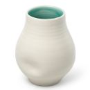 Linda Bloomfield Dimpled Vase - Turquoise