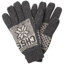Crosshatch Men's Northstar Gloves - Charcoal/Off White