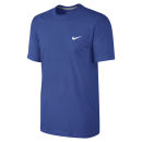 Nike Men's Embroidered Swoosh T-Shirt - Blue