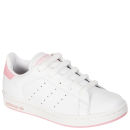 adidas Kids Stan Smith Trainers - White/Pink