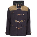 Brave Soul Men's Portugal Jacket - Navy/Tobacco