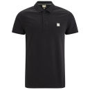 Bench Men's Brushed Neck Crystalline Polo Shirt - Jet Black