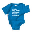 Facebook Friends Snapsuit Baby Grow by Wry Baby