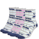 Miss Outrage Women's 3 Pack Socks Sweetbox Gift Set- Pale Blue