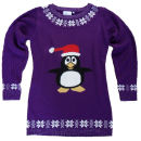 Christmas Jumper - Party Penguin Jumper Dress